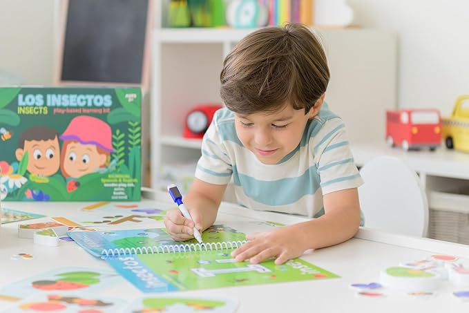 Insect Garden Bilingual Learning Kit | Hello, Insect Garden! - ¡Hola, Jardín de Insectos! Bilingual Learning Kit | Interactive Learning Activities Spanish and English Educational Resources For Kids 3+