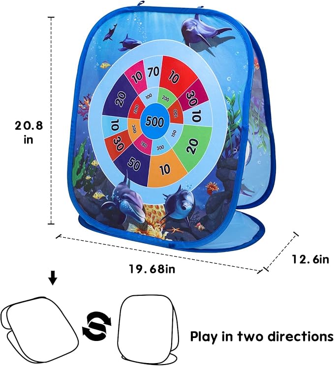 TOY Life Bean Bags Toss Carnival Game, Cornhole, Outdoor Toys for Kids Ages 4-8, Backyard Game Sports & Outdoor Play, Outside Toys for Ages 5-7, Family Lawn Yard Games Birthday Party, Gift for Boys