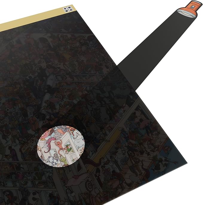 Spotlight - Family Board Game, Find Hidden Pictures with Your Magic Flashlight, Co-Op & Competitive, Ages 6+, 1-5 Players, 15 Min