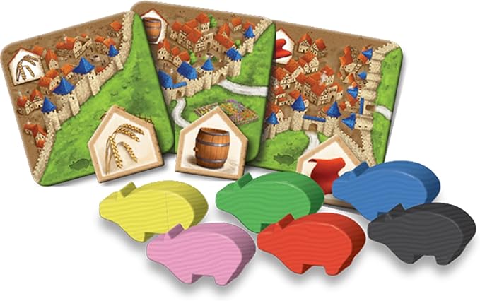 Carcassonne Traders & Builders Board Game EXPANSION - New Strategies Await! Medieval Tile-Laying Strategy Game for Kids and Adults, Ages 7+, 2-6 Players, 45 Minute Playtime, Made by Z-Man Games