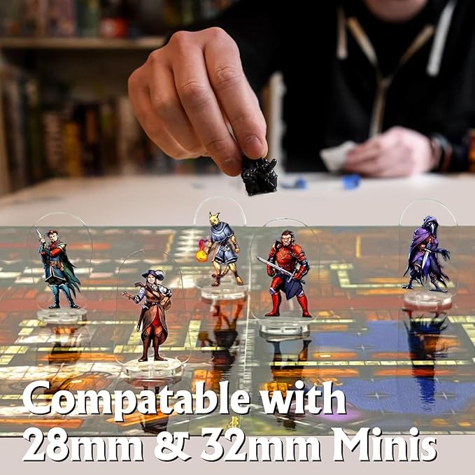 Arcknight The Highborne Manor Roleplaying Battlemaps; 16 Modular RPG Maps in 8 Double-Sided Pages, 1" Square Grid, Modular & Versatile Design for Tabletop Gaming - for Dungeons & Dragons, Pathfinder