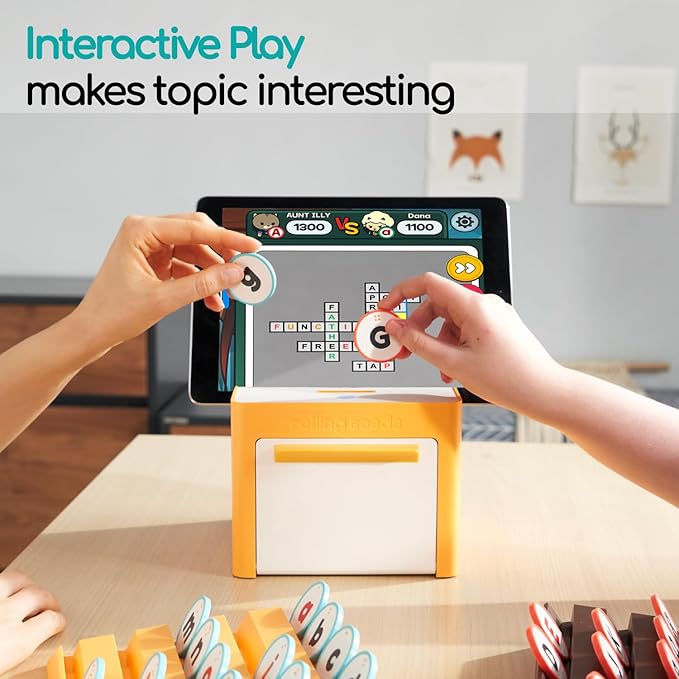 Interactive Edutainment Games for Family | App-Connected Learning Games | Physital Boardgame Console for Entire Family | Multilingual Edutainment Games (Starter Package)