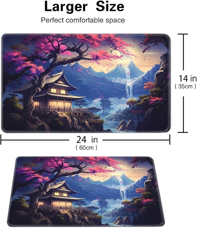 Board Game for TCG Playmat Table Mats Games Size 60X35 cm Mousepad Compatible for MTG RPG CCG Trading Card Game Play mats with 6 Dice (Playmat 150)