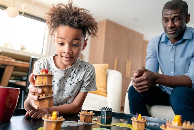 Wandering Towers, Strategy Board Game About Trapping Wizards, Movement, Magic & Spells, Fun Family Games for 6 Players, Ages 10+, 1-6 Players, 30 Mins