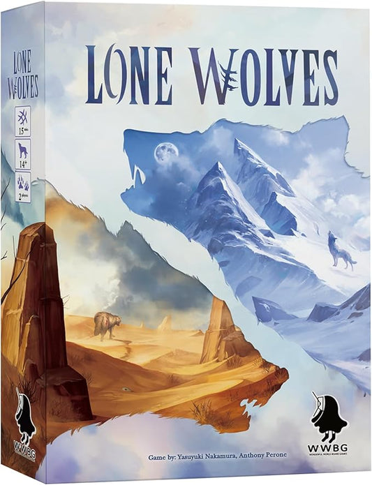 Lone Wolves - Trick-Taking Area Control Board Game, Head-to-Head Dueling Card Game, Ages 14+, 2 Players, 15+ Minutes