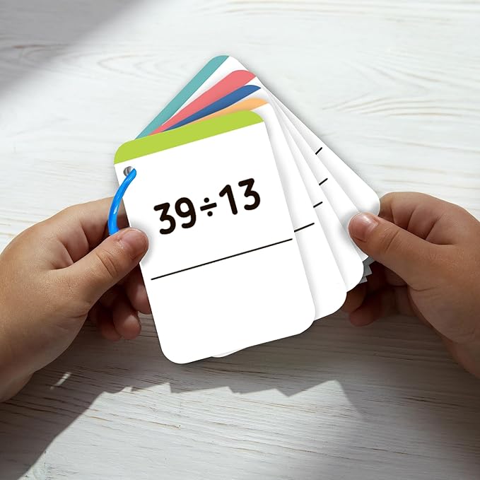 QUOKKA 3xSet Multiplication Flash Cards 3rd Grade - 340 Flashcards Multiplication and Division Math Games - Learning Board Games for Boys and Girls Ages 3 - Fun Educational Preschool Games