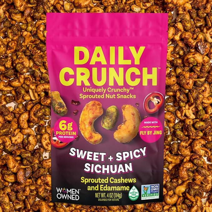 Daily Crunch, Zero Seed Oils, Gluten Free, (2 Pack, Sichuan)