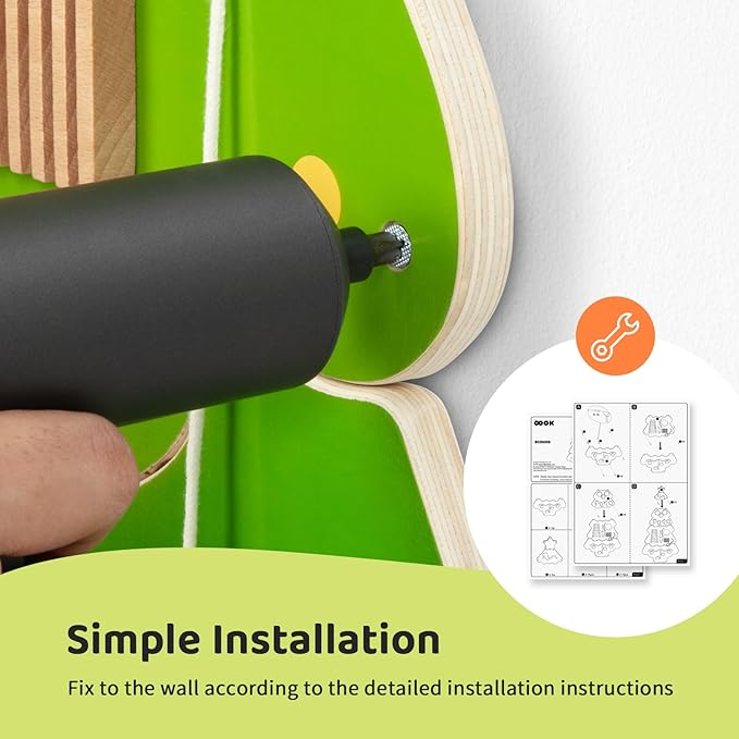 Tree Wall Busy Board Panel, Montessori Sensory Toy, Toddler Learning Activity Center, Toddler Learning Activity Center, Interactive Toys, Wooden Sensory Wall Develops Kids Skills in All Aspects