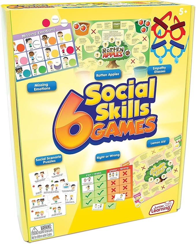 Junior Learning 6 Social Skills Games,Multi