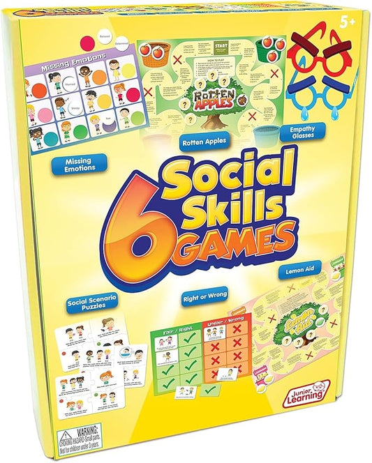 Junior Learning 6 Social Skills Games,Multi