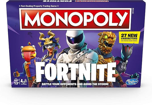 Hasbro Monopoly: Fortnite Edition Board Game Inspired by Fortnite Video Game Ages 13 and Up, Nylon/a, 4.1 x 40 x 26.6 cm
