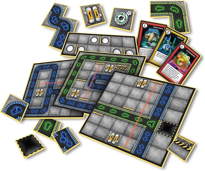 Renegade Game Studios: Robo Rally - Master Builder Expansion - Strategy Programmed Movement Board Game, New Grids, Ages 12+, 2-6 Players, 45-90 Min