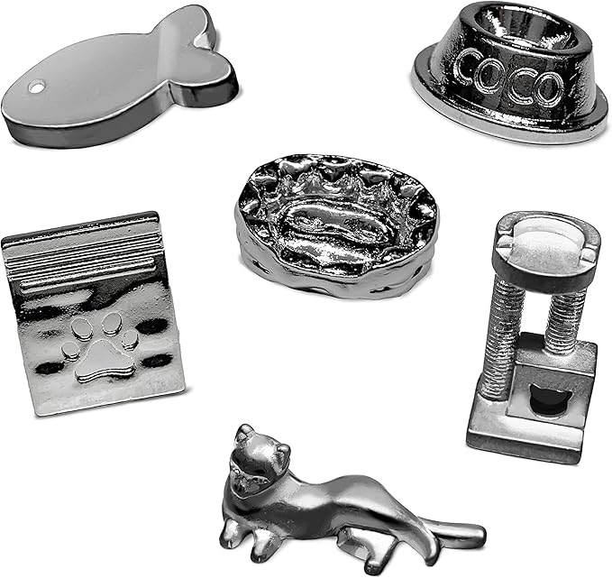 Cats Monopoly Board Game English Edition, Play with Your Favourite felines with Bespoke Tokens and Trade Your Way to Success, Fun Family Board Game for Ages 8 and up