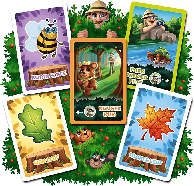New! Jumping High Five Baby Bears Adventure Board Game! Kids Cooperative National Park Bear Game for Children Ages 4 and Up, Race Through The Forest to Collect Snacks and Learn New Skills