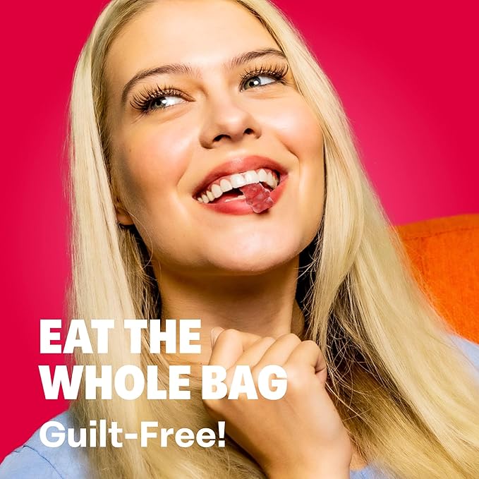 Shameless Snacks - Healthy Low Calorie Snacks, Low Carb Keto Gummies (Gluten Free Candy) - 6 Pack So Beary Cherry