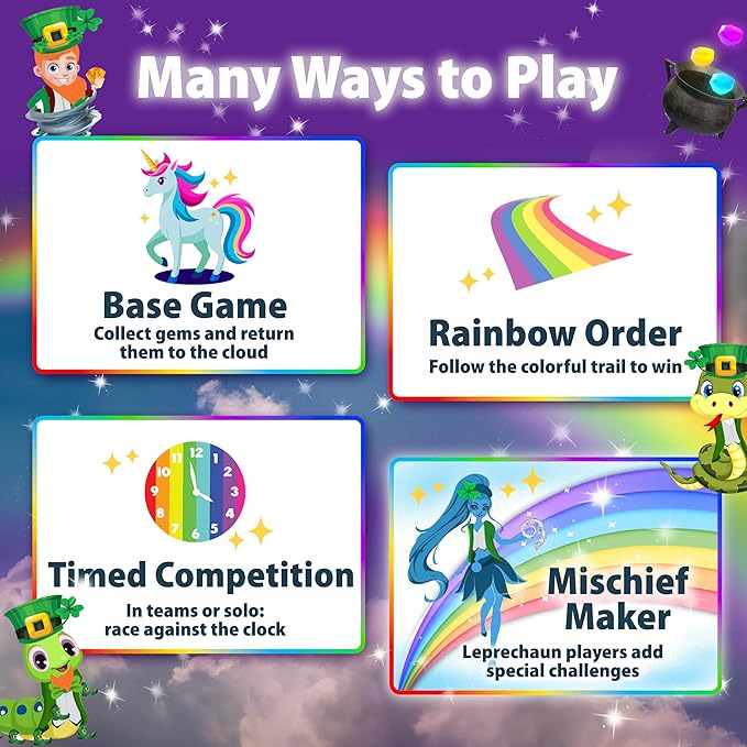 Hide and Seek Meets Rainbow Toys in “Protectors of The Rainbow” | Ages 4-10 | A Musical Treasure Hunt | Easter Egg Hunt & Glow in The Dark Game | Outdoor Toys | Unicorn & Leprechaun Theme