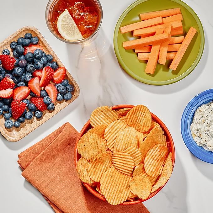 The Good Crisp Company, Crinkle Cut Potato Chips, 5.5 Ounce Bags, Pack of 6 (Variety Pack)