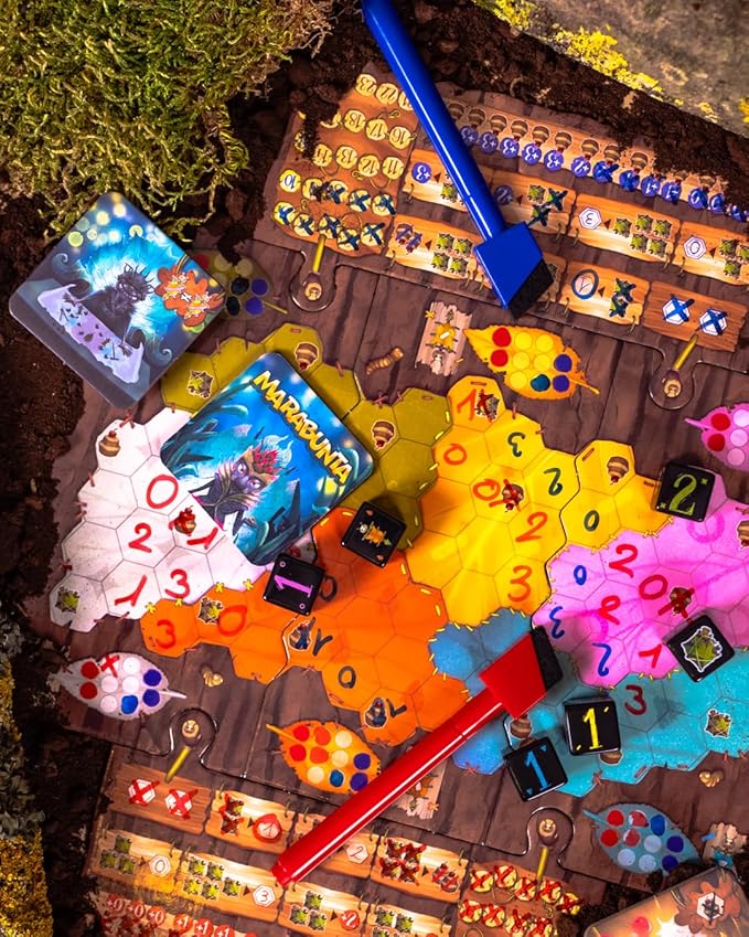 Marabunta Board Game - A Strategy Game of Ant Colony Domination! Fun Family Game for Kids & Adults, Ages 10+, 2 Players, 30 Minute Playtime, Made by Space Cowboys