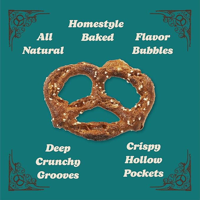 Unique Snacks Original Splits Pretzels, Delicious Homestyle Baked Snack Bag, OU Kosher, and Non-GMO Food, No Artificial Flavor, 16 Oz. Bags, Pack of 12
