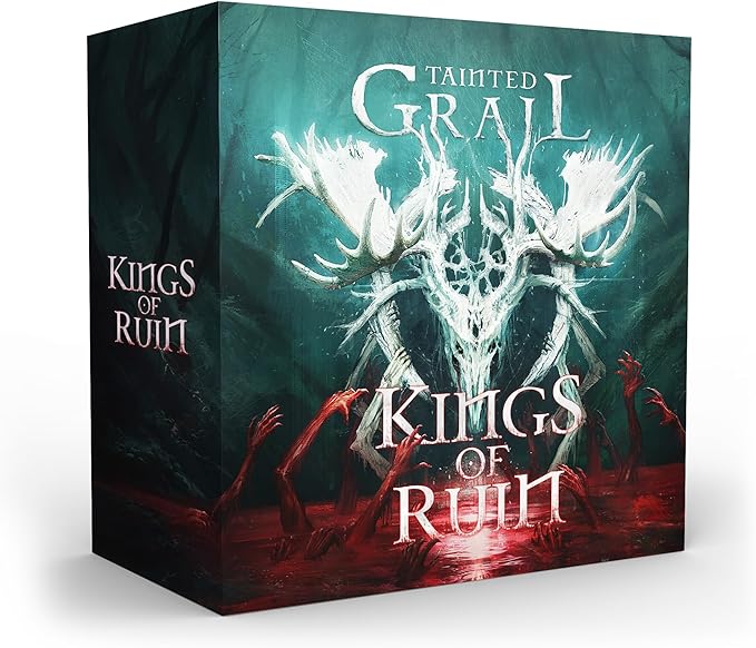 Tainted Grail: Kings of Ruin Board Game CORE Box - Explore Dark Lands and Unravel Immersive Stories! Ages 14+, 1-4 Players, 2-3 Hour Playtime, Made by Awaken Realms