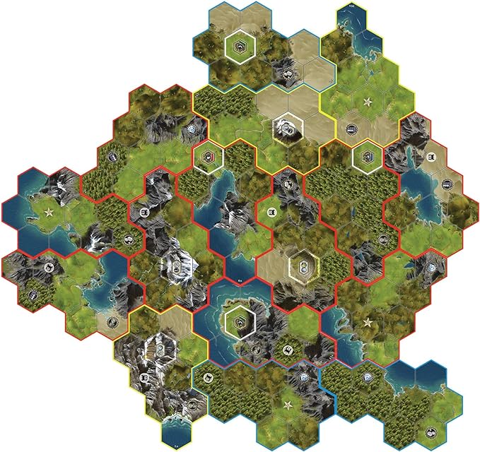 Civilization Board Game - Tactical Strategy for Ages 14+, 2-4 Players, 1-2 Hour Playtime by Fantasy Flight Games