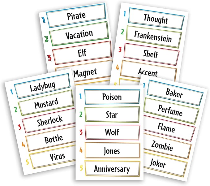 Just One Party Game (White Box) - Cooperative Word Guessing Fun for Friends and Family! Ages 8+, 3-7 Players, 20 Minute Playtime, Made by Repos Production