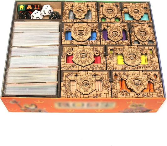 TowerRex Organizer for Root Board Game and Underworld, Riverfolk, Marauder, Clockwork Expansions, Storage Insert, Accessories Upgrade
