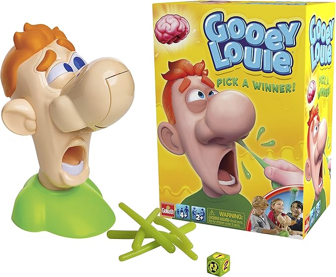 Goliath Gooey Louie - Pull The Gooey Boogers Out Until His Head Pops Open Game, Green