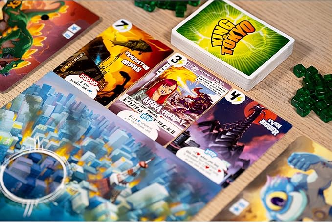 IELLO: King of Tokyo: Origins - Family-Friendly Dice & Strategy Board Game, Battling Monsters-Robots-Aliens, 4 New Monsters, Ages 8+, 2-4 Players