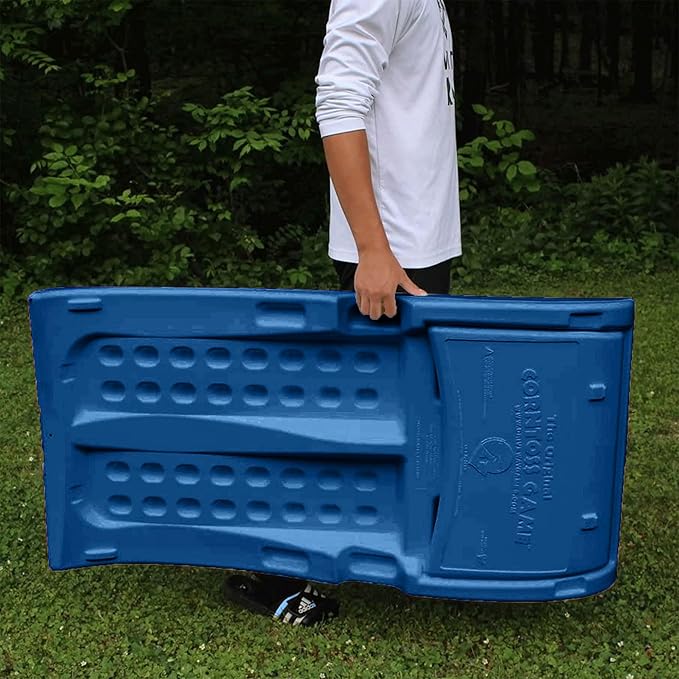 Driveway Games All Weather Corntoss Bean Bag Cornhole Yard Game Set for Indoor and Outdoor Use with 2 Target Boards and 8 Bean Bags