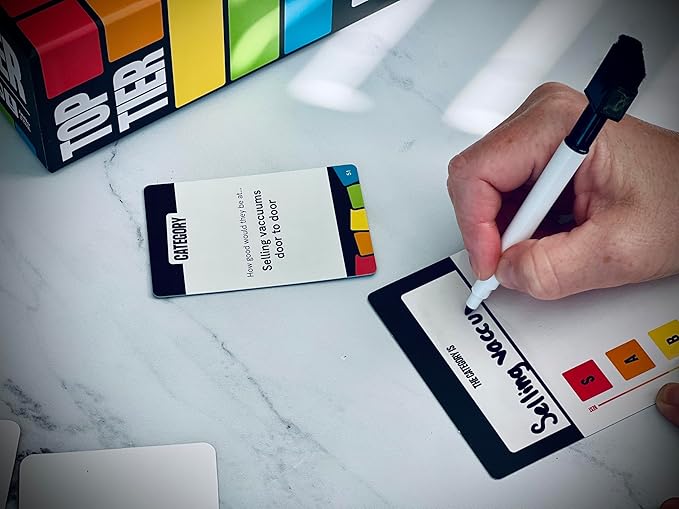 Indie Boards & Cards, Top Tier - Hilarious Party Game of Creative Rankings and Fun Challenges