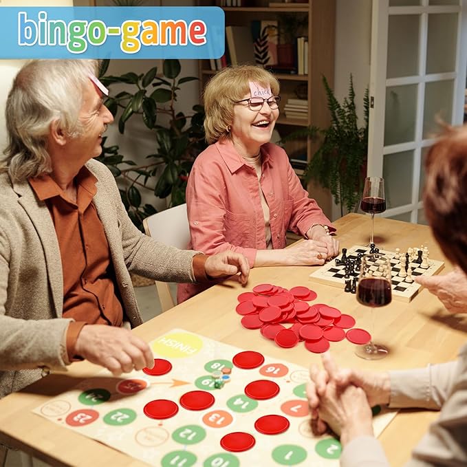 Coopay 600 Pieces Plastic Poker Chips Learning Counters Disks Bingo Chip Counting Discs Markers for Math Practice and Poker Card Game Tokens, Teaching Rewards, 38 mm/ 1.5 Inches (Red)