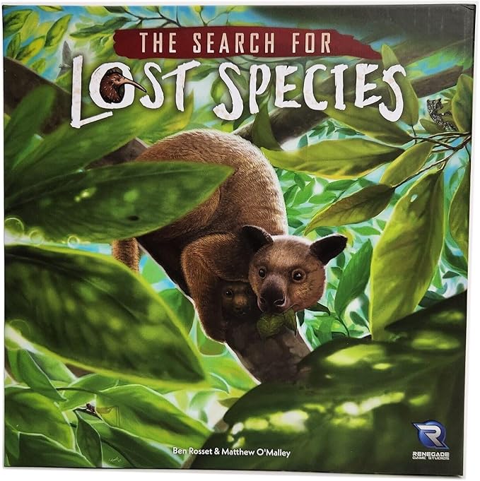 Renegade Games Studio The Search for Lost Species - Board Game, Renegade Games Original, Deduction Strategy Logic Animal Game, Ages 13+, 1-4 Players, 60-75 min