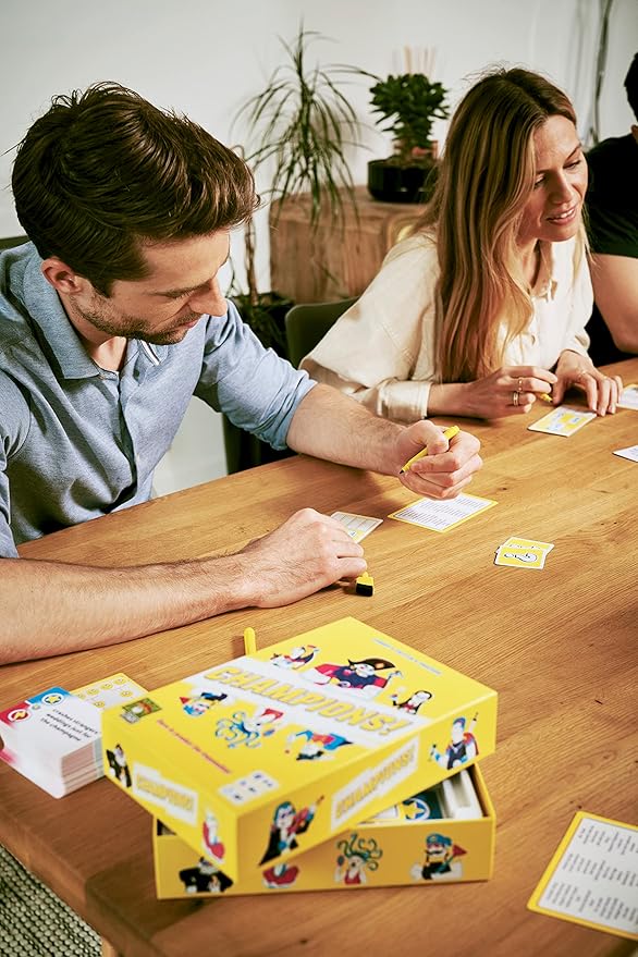 Champions! Party Game - Hilarious Voting and Dueling Game for Friends and Family, Quick and Easy Icebreaker for Kids & Adults, Ages 10+, 3-8 Players, 30 Minute Playtime, Made by Repos Production