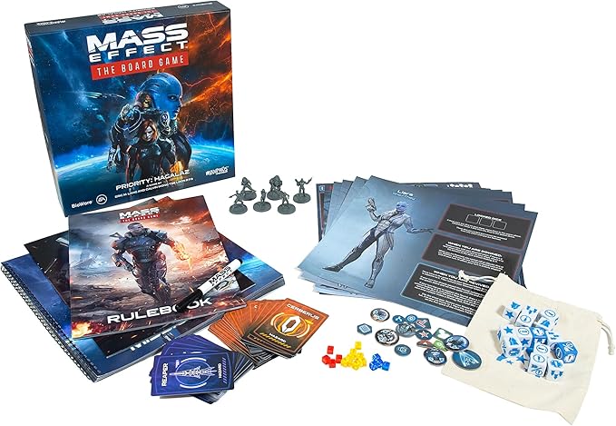 Mass Effect: Priority Hagalaz - The Board Game - Cooperative Story-Driven Experience, Strategy Game for Kids & Adults, Ages 14+, 1-4 Players, 45-90 Minute Playtime, Made by Modiphius Entertainment