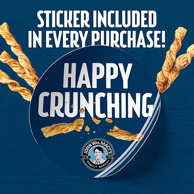 John Wm. Macy - Asiago & Cheddar CheeseCrisps - Hand Crafted, Non GMO, and Nothing Artificial - Made with Real Cheese - 4.5 oz. Cartons - 6 Pack