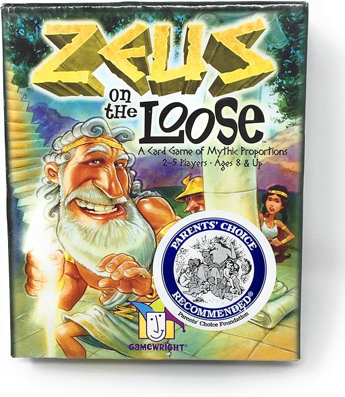 Gamewright - Zeus on the Loose – A Card Game of Mythic Proportions