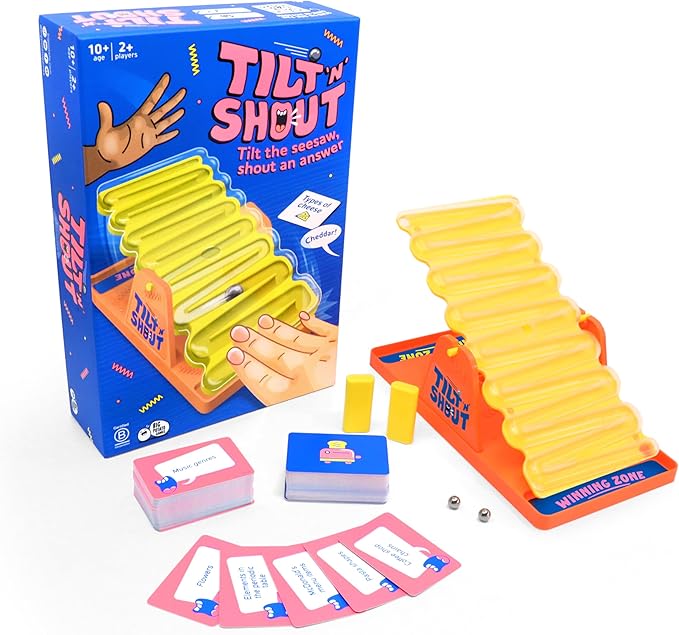 Big Potato Tilt 'n' Shout: A Speedy Family Board Game for Adults and Kids | Best New Board Games 2024