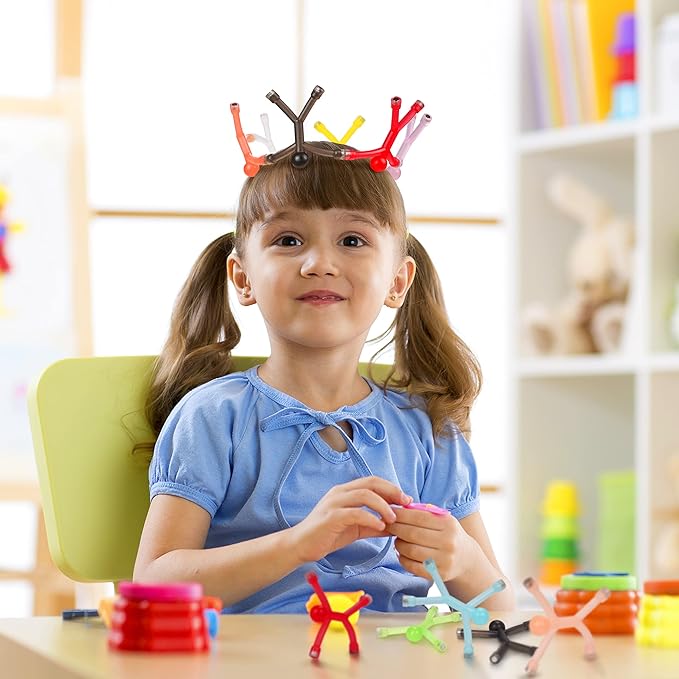 MAGMEN Magnetic Travel Toys, Stretchy, Fun, and Educational Fidget Toys for Kids and Adults Ages 3 and Up 20 Mix