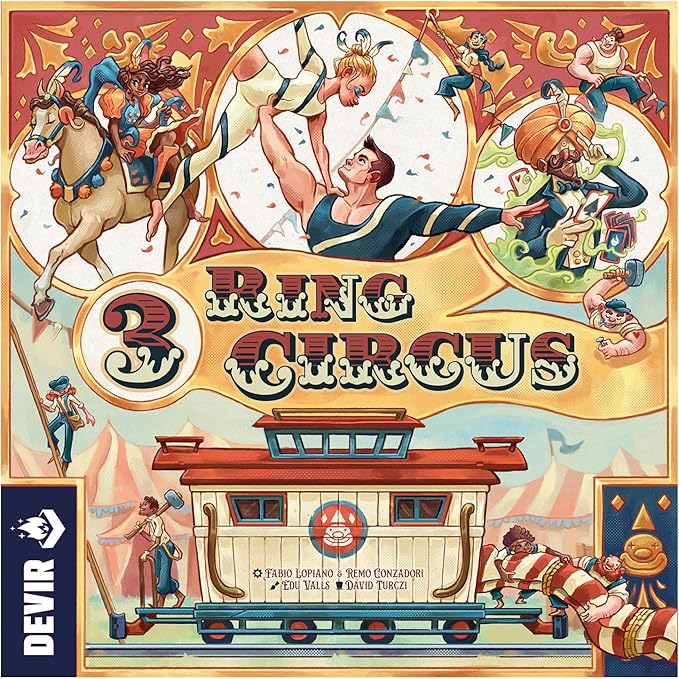 3 Ring Circus Board Game