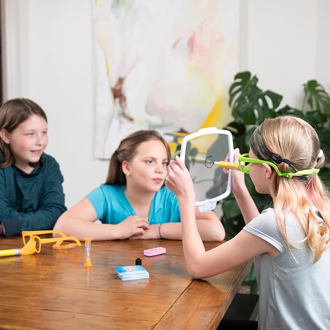 Fat Brain Toys Pencil Nose, Board Games for Family Night, Party Game for Kids 8 Years and Up and Adults