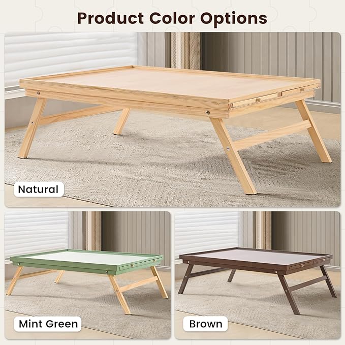 1500 Pieces Wooden Jigsaw Puzzle Board with Foldable Legs, 35"x26.8" Table with 4 Drawers and Protective Cover, Large Wood Folding Jigsaw Puzzle Table for Adults and Teens, Nature