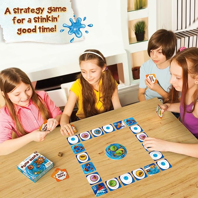 Skillmatics Card Game - Poop Wars, Fun & Fast-paced Game of Strategy, Party Game for Kids for Girls & Boys Ages 6, 7, 8, 9 & Up
