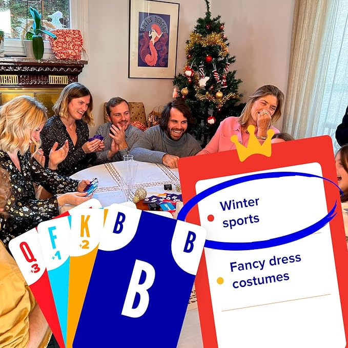 SAVANA Crack List - The Crack-You-Up Categories Card Game | 2+ Players | Quick and Hilarious Game for Kids, Teens and Adults | Family Board Games