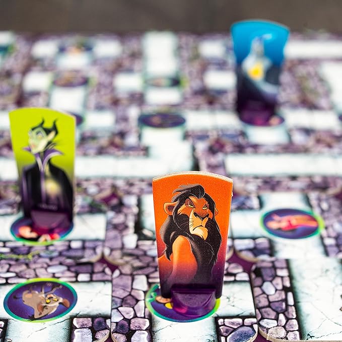 Ravensburger Disney Villains Labyrinth Board Game - Engaging Family Fun for Ages 7 and Up | Dynamic Maze Puzzle | Quality Design | Ideal Gift for Disney Fans