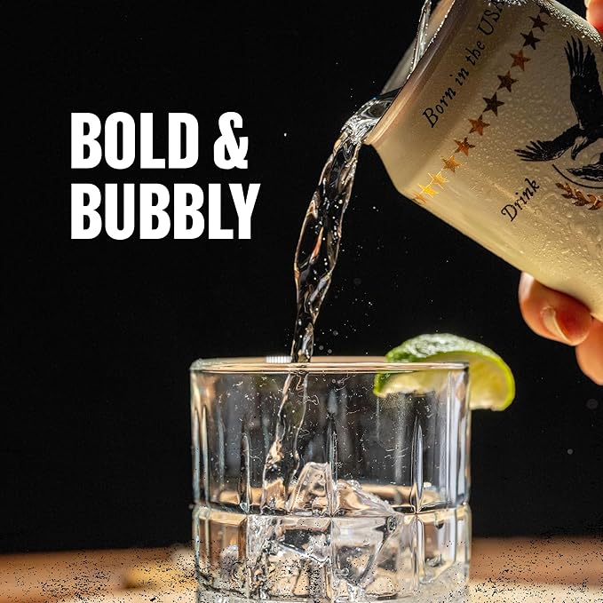 Free Bird Southern Sparkling Spring Water - 12 Pack, 12oz Cans, Zero Calories, Unflavored Carbonated, Crisp & Bubbly, Blue Ridge Mountain, Shelf-Stable Sparkling Drink