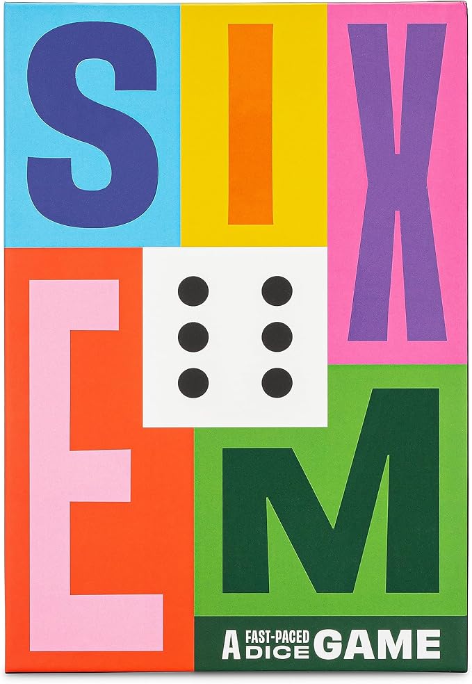 Sixem Dice Game | Speed, Strategy & Sabotage for Game Night | Perfect for Family Games | 2-4 Players, Ages 10+