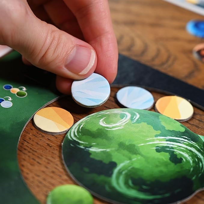 Northstar Game Studio Biomos Board Game | Easy to Learn Strategy Game for Adults, Kids, Families, Couples or Solo | Create Planets Filled with Life | 1-4 Players - 20 mins - Age 8+
