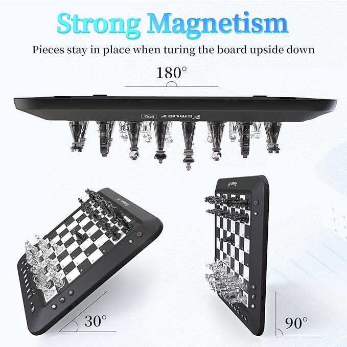 Electronic Chess Set, Computer Chess Game, Board Game, Chess Set Board Game, Electronic Chess Set Game, Chess Sets Games Lovers, for Beginners Great Partner