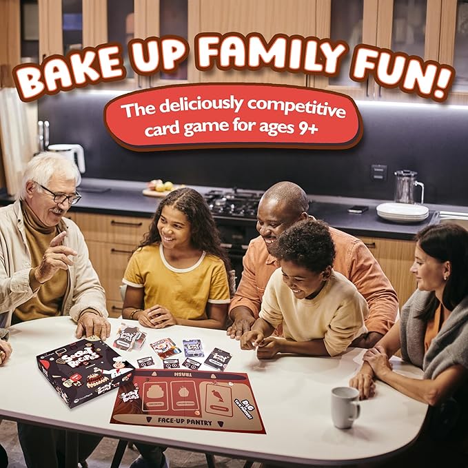 Secret Recipes - The Sneaky Baking Game for The Whole Family - 2-5 Players - Family Board Games for Kids and Adults - Ages 9+